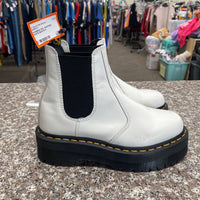 WOMENS DOC MARTENS WHITE BOOTS 6