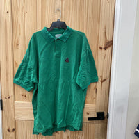MENS IZOD GREEN POLO SHIRT XXL