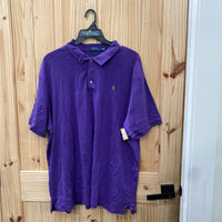 MENS RALPH LAUREN PURPLE POLO SHIRT XXL