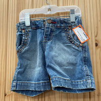 GIRLS PINC DENIM SHORTS 24M