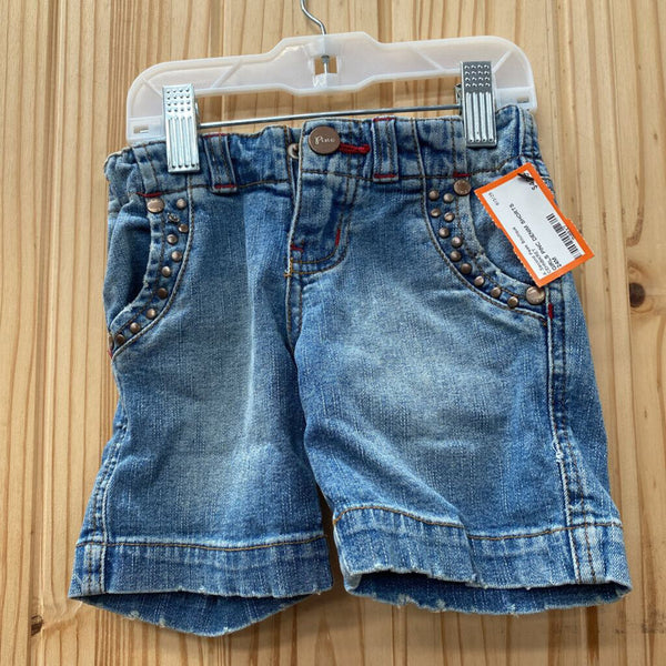 GIRLS PINC DENIM SHORTS 24M