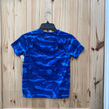 BOYS UNDER ARMOUR SHIRT BLUE/YELLOW YSM 8