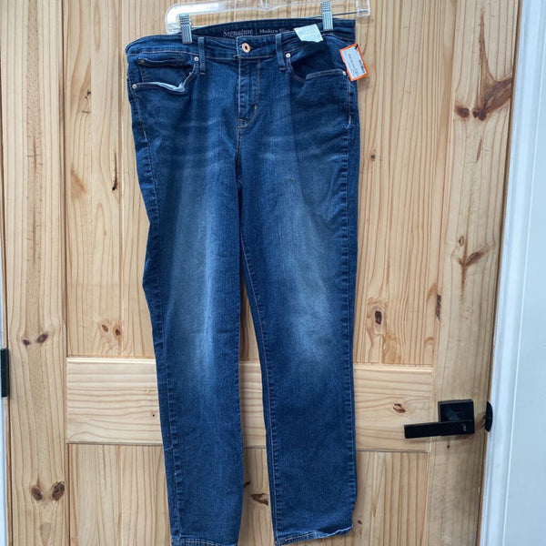WOMENS SIGNATURE DENIM JEANS 12