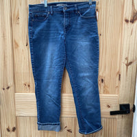 WOMENS CODE BLEU DENIM CAPRIS 10