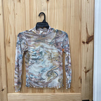 GIRLS ART CLASSS SHEER TOP MULTI COLOR L 10/12