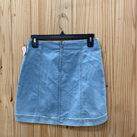 WOMENS NO BOUNDARIES LT DENIM SKIRT 1