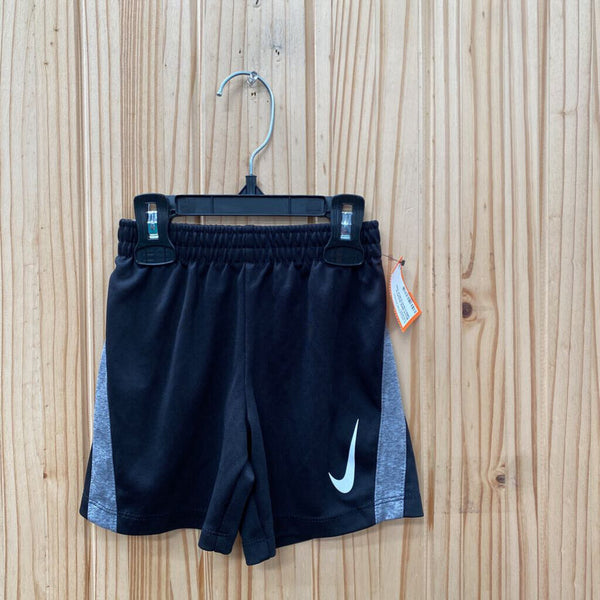 BOYS NIKE SHORTS GREY/WHITE/BLK 24M