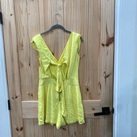 WOMENS GIANNI BINI YELLOW CASUAL ROMPER M