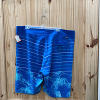 MENS OAKLEY SWIM TRUNKS LT BLUE 36