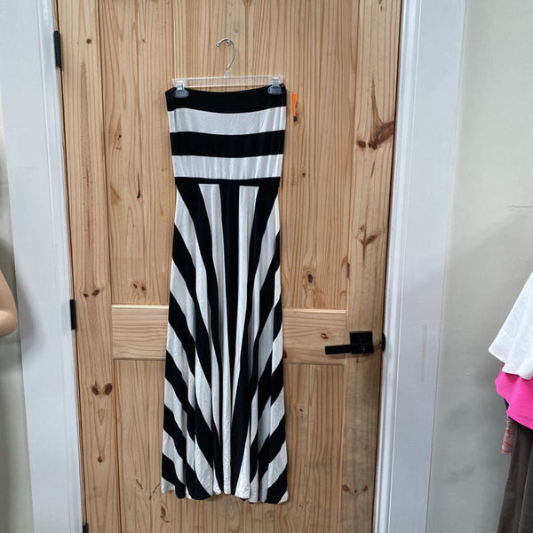WOMENS ELAN BLK/WHITE DRESS S