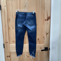 WOMENS KANCAN DENIM JEANS W/FRINGE 7