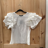 WOMENS MARC NEW YORK CREAM CASUAL TOP M NWT