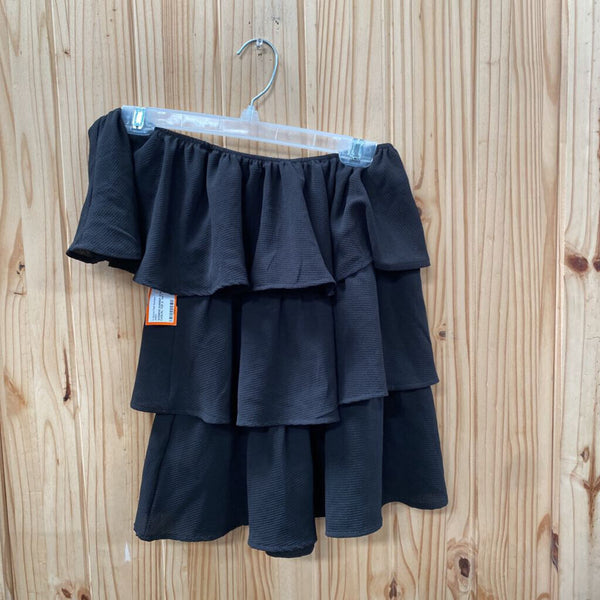 WOMENS SUMMER 10 BLK CASUAL TOP S NWT
