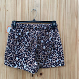 WOMENS LEOPARD SHORTS S