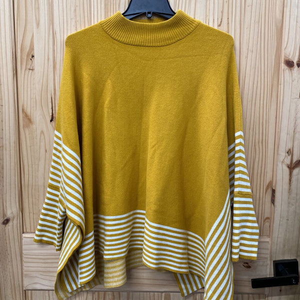 WOMENS P LUCA MILANO YELLOW TURTLE NECK SWEATER SIZE SMALL