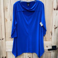 WOMENS CATHERINES BLUE BLOUSE SIZE 14/16