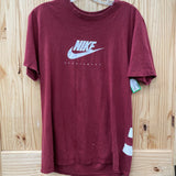 THE NIKE TEE MAROON/WHITE T-SHIRT M