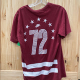THE NIKE TEE MAROON/WHITE T-SHIRT M