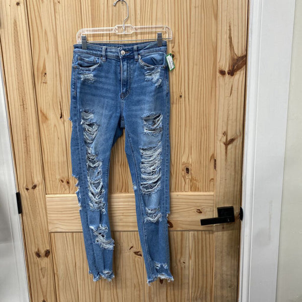 WOMENS AMERICAN EAGLE DENIM DIST. JEANS 2