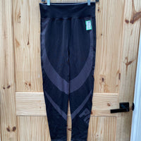 WOMENS VICTORIAS SECRET BLACK LEGGINS SIZE LARGE SPW