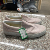 WOMENS LT PINK VANS 9