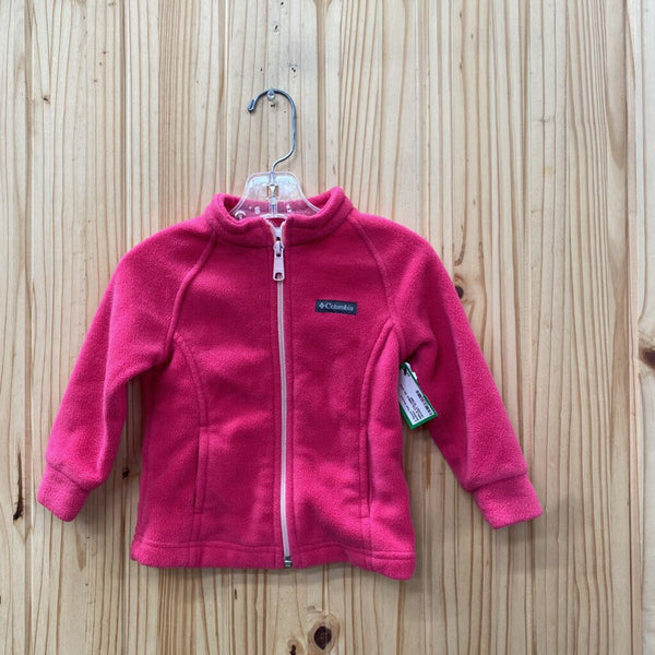 GIRLS COLUMBIA DK PINK JACKET 12/18M SPW