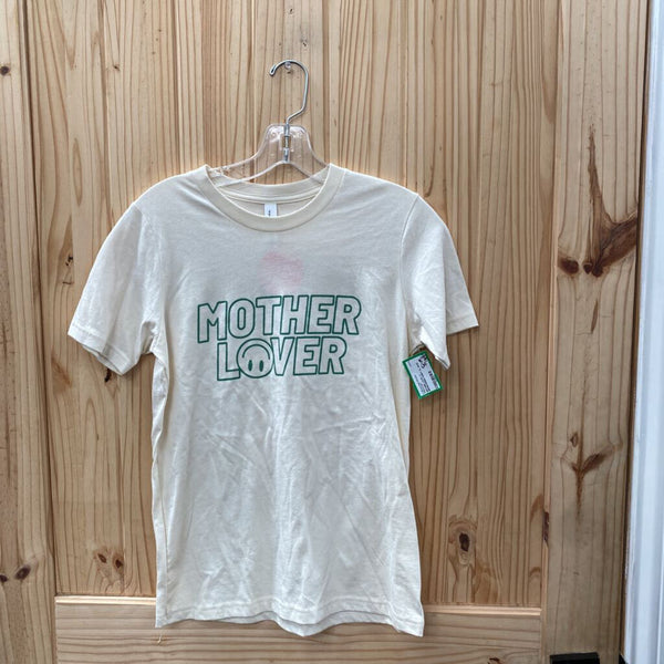 MOTHER LOVE LT BEIGE/GREEN SHIRT XL 18/20