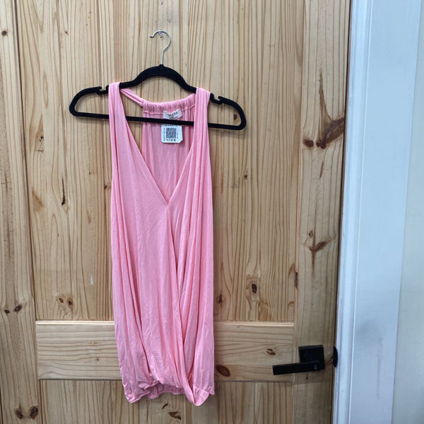 WOMENS ZENANA PINK SL CASUAL TOP XL NWT