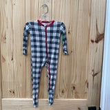 GIRLS KICKEE PANTS RED/WHITE/BLLK SLEEPER 9/12M