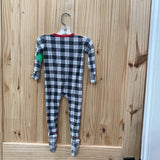GIRLS KICKEE PANTS RED/WHITE/BLLK SLEEPER 9/12M