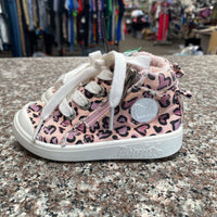 GIRLS BLOWFISH PINK/BLK LEOPARD W/HEARTS SHOES SIZE UNKNOWN