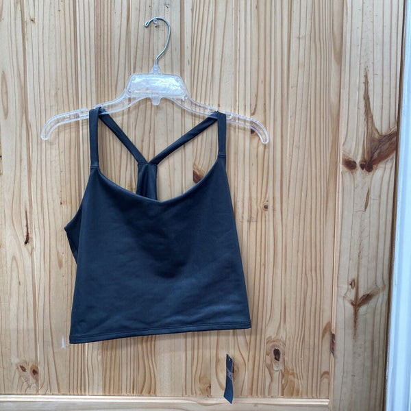 WOMENS ABERCROMBIE & FITCH BLK SL TOP M NWT