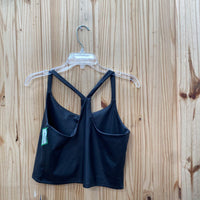 WOMENS ABERCROMBIE & FITCH BLK SL TOP M NWT