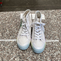 WOMENS LEVIS WHITE HIGH TOP SNEAKERS 6