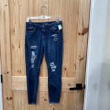 WOMENS NO BOUNDARIES DENIM DIST. JEANS 9