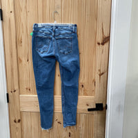 WOMENS SILVER DENIM JEANS 28