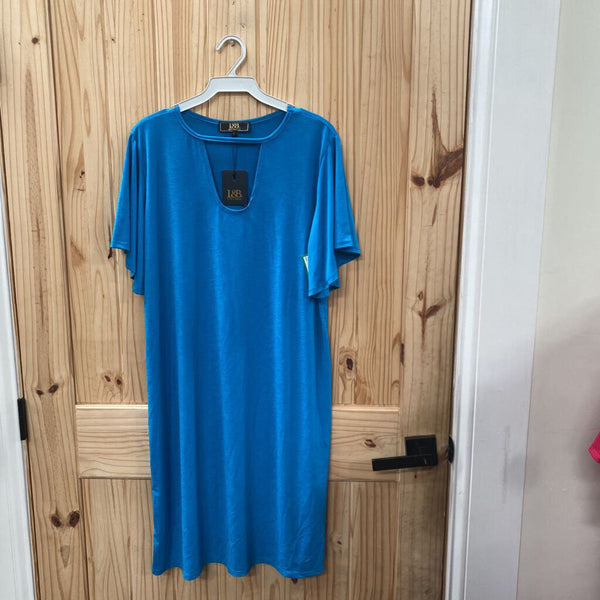 WOMENS L&B CYAN DRESS L NWT