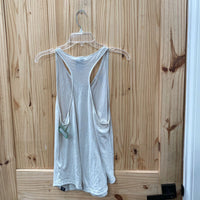 WOMENS ADIDAS LT GREY TANK FLORAL M