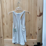 WOMENS ADIDAS LT GREY TANK FLORAL M