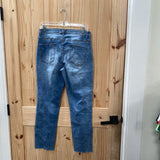 WOMENS K JORDAN LT DENIM JEANS W/BEADS