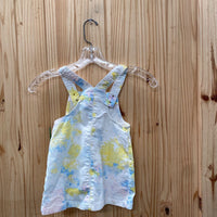 GIRLS WONDER NATION DENIM DRESS WHITE/YELLOW/BLUE 2T