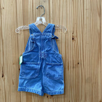GIRLS HONORS BABY LT DENIM OVERALLS 6/9M