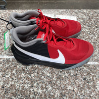 BOYS NIKE HIGH TOP RED/WHITE/BLK/GREY 5Y