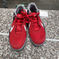 BOYS NIKE HIGH TOP RED/WHITE/BLK/GREY 5Y