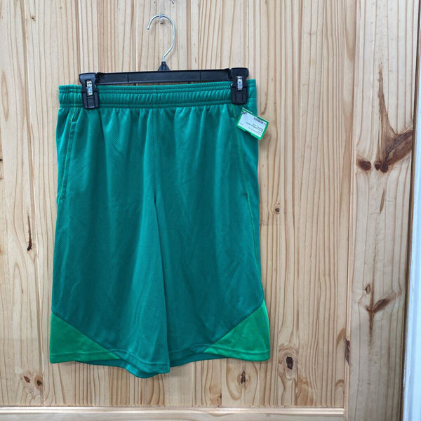 BOYS CHAMPION GREEN SHORTS L 12/14
