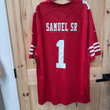 MENS NIKE 49ERS JERSEY RED/WHITE 3X