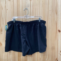 MENS NIKE SHORTS BLK/WHITE L