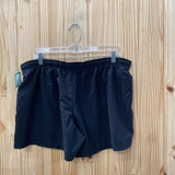 MENS NIKE SHORTS BLK/WHITE L
