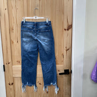 WOMENS RISEN JEANS DENIM DIST. JEANS 11