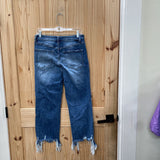 WOMENS RISEN JEANS DENIM DIST. JEANS 11
